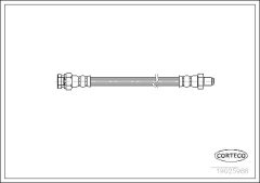 CORTECO 19025986 — Furtun de frână