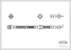CORTECO 19025992 — Furtun de frână