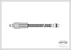 CORTECO 19026529 — Furtun de frână