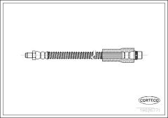 CORTECO 19026771 — Тормозной шланг