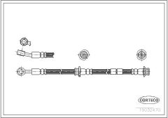 CORTECO 19032470 — Furtun de frână