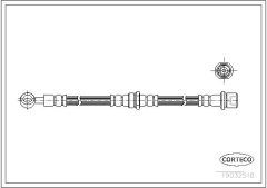 CORTECO 19032518 — Furtun de frână