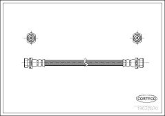 CORTECO 19032870 — Furtun de frână