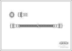 CORTECO 19033080 — Furtun de frână