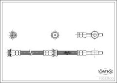 CORTECO 19033500 — Furtun de frână