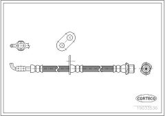 CORTECO 19033536 — Furtun de frână