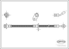 CORTECO 19033560 — Furtun de frână