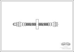 CORTECO 19033589 — Furtun de frână