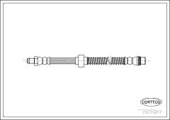 CORTECO 19034297 — Furtun de frână