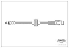 CORTECO 19034343 — Furtun de frână
