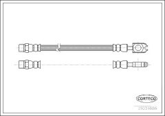 CORTECO 19034686 — Тормозной шланг