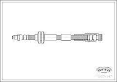 CORTECO 19034947 — Тормозной шланг