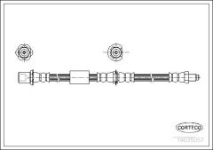 CORTECO 19035057 — Furtun de frână
