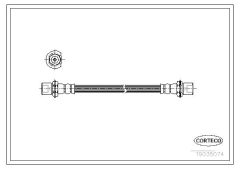 CORTECO 19035074 — Тормозной шланг