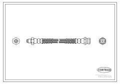 CORTECO 19035105 — Furtun de frână