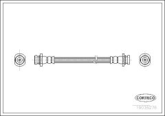 CORTECO 19035276 — Тормозной шланг