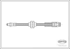CORTECO 19035281 — Furtun de frână