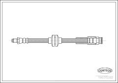 CORTECO 19035282 — Furtun de frână