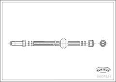 CORTECO 19035284 — Тормозной шланг