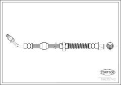 CORTECO 19035742 — Тормозной шланг