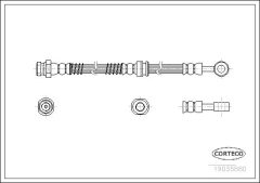 CORTECO 19035880 — Тормозной шланг