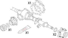 CORTECO 19536273 — Set garnituri diferențial