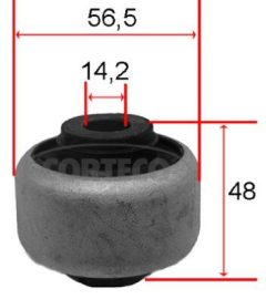 CORTECO 80001541 — Сайлентблок рычага подвески