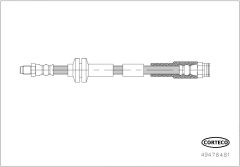 CORTECO 49478481 — Тормозной шланг