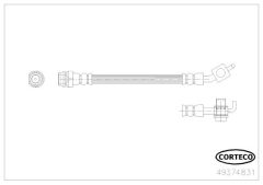 CORTECO 49374831 — Тормозной шланг
