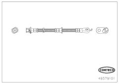 CORTECO 49379101 — Furtun de frână