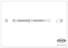 CORTECO 49379385 — Furtun de frână
