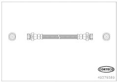 CORTECO 49379389 — Furtun de frână