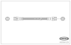 CORTECO 49384129 — Тормозной шланг