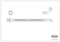 CORTECO 49392992 — Furtun de frână