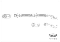 CORTECO 49401575 — Тормозной шланг