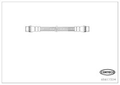 CORTECO 49417304 — Furtun de frână