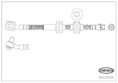 CORTECO 49418888 — Furtun de frână