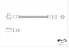 CORTECO 49420346 — Тормозной шланг