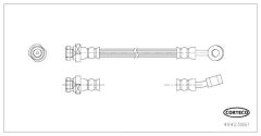 CORTECO 49423861 — Тормозной шланг