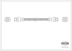CORTECO 49439741 — Furtun de frână