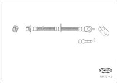 CORTECO 49439742 — Furtun de frână