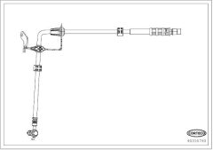 CORTECO 49106749 — Тормозной шланг