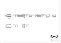 CORTECO 49422060 — Тормозной шланг