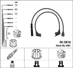 NGK 8091 — Комплект высоковольтных проводов