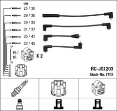 NGK 7703 — Set fișe bujii