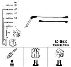 NGK 44246 — Set fișe bujii