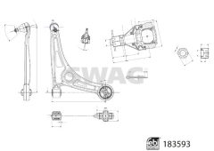 SWAG 33 10 9060 — Рычаг подвески