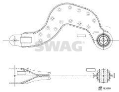 SWAG 33 11 0150 — Braț suspensie