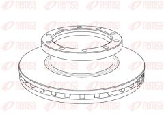 REMSA NCA1061.20 — Тормозной диск
