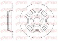REMSA 61604.00 — Disc de frână
